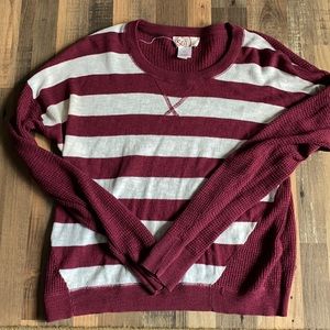 Red striped sweater